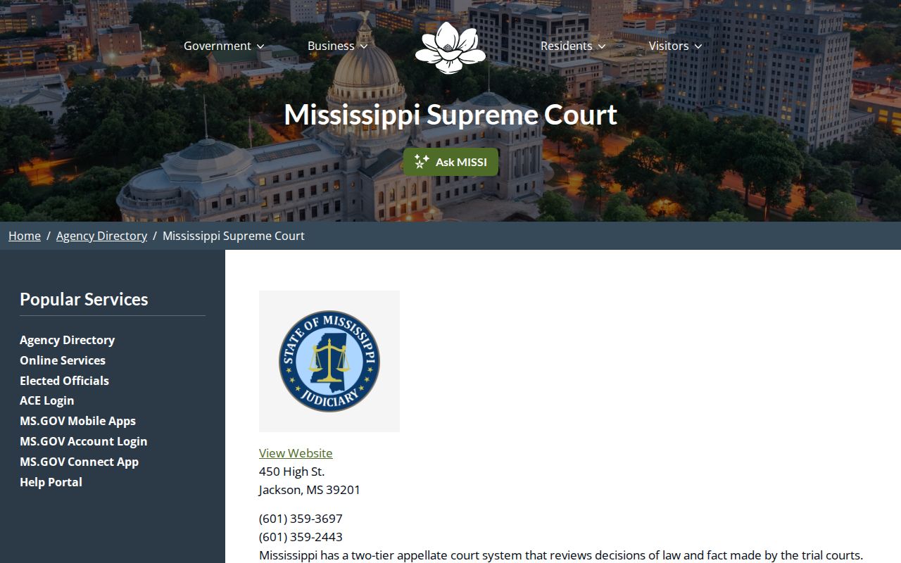 Issaquena County court docket Mississippi appellate court source